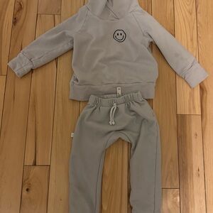 Childhoods bone smiley Hoodie and Jogger Set